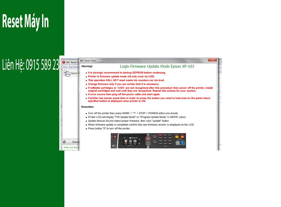 Key Firmware May In Epson XP-103 Step 3